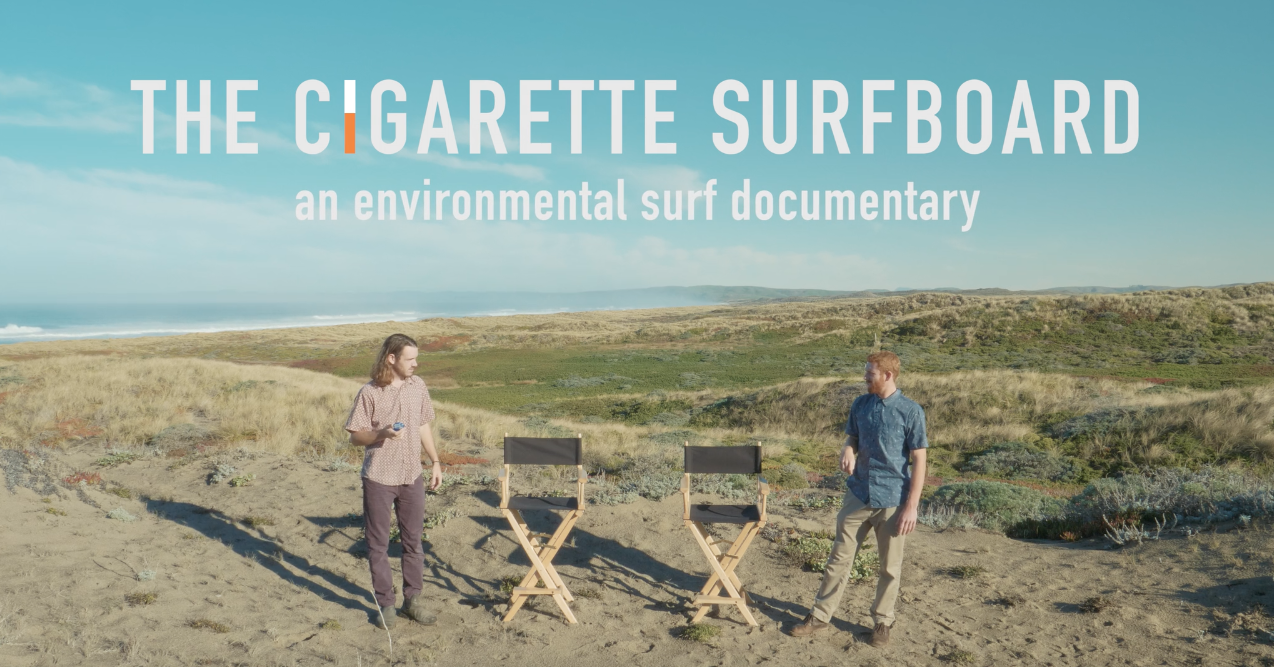 The Cigarette Surfboard: เซิร์ฟบอร์ดจากก้นบุหรี่ เรื่องเศร้าของขยะชายหาด